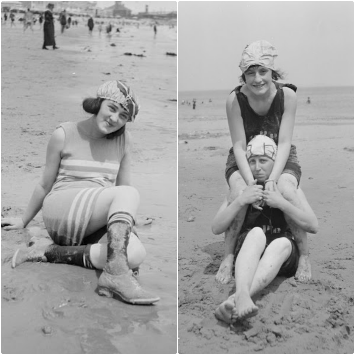 Fascinating Vintage Photographs Reveal What Women Wore At The Beach 100