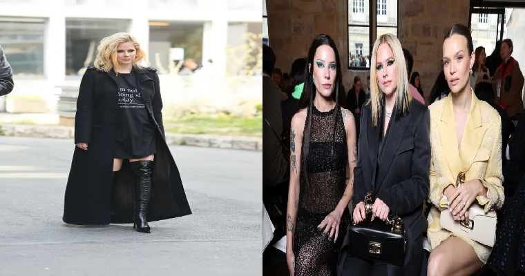 AVRIL LAVIGNE IS BRINGING EARLY-AUGHTS NOSTALGIA AND EMO EYELINER TO PARIS FASHION WEEK