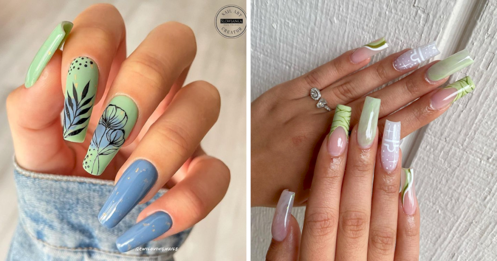 "Breathless Beauty: 32+ Timeless Sage Green Nail Designs to Embrace"_Nail Art Addicts