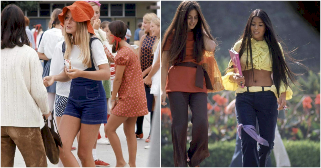 The freaky high school fashion of the hippie era seen through rare photos, 1969 _ Vintage US