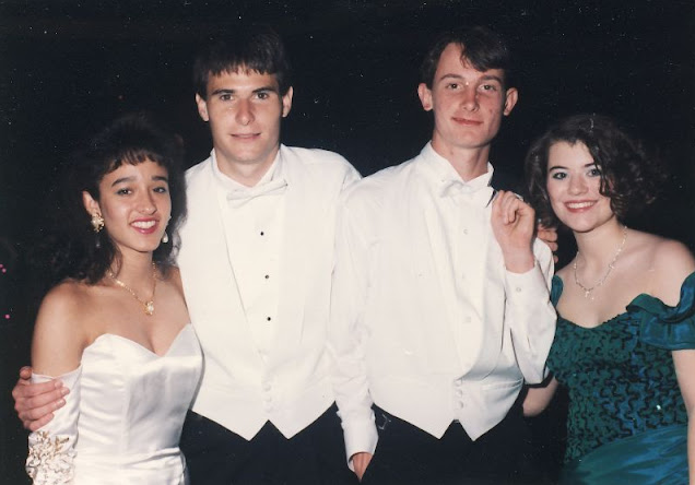 36 Cool Pics That Defined Prom Styles of the 1990s This event is typically held near the end of the school year _ US Retro Rendezvous