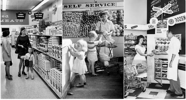 Supermarkets in the Mid-20th Century Through Fascinating Vintage Photos _ us
