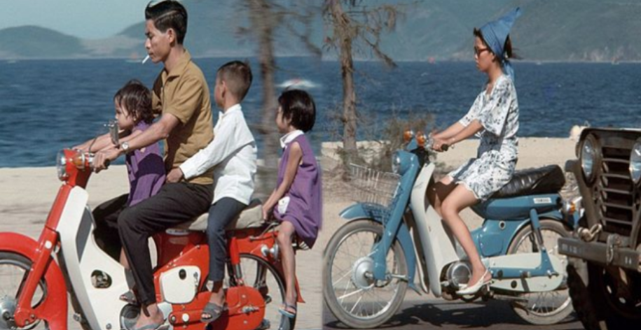 Chùm ảnh thú vị về xe máy ở Nha Trang năm 1969 _ GXNC