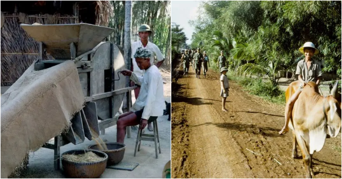 32 bức ảnh màu về làng quê Việt xưa - Xưa