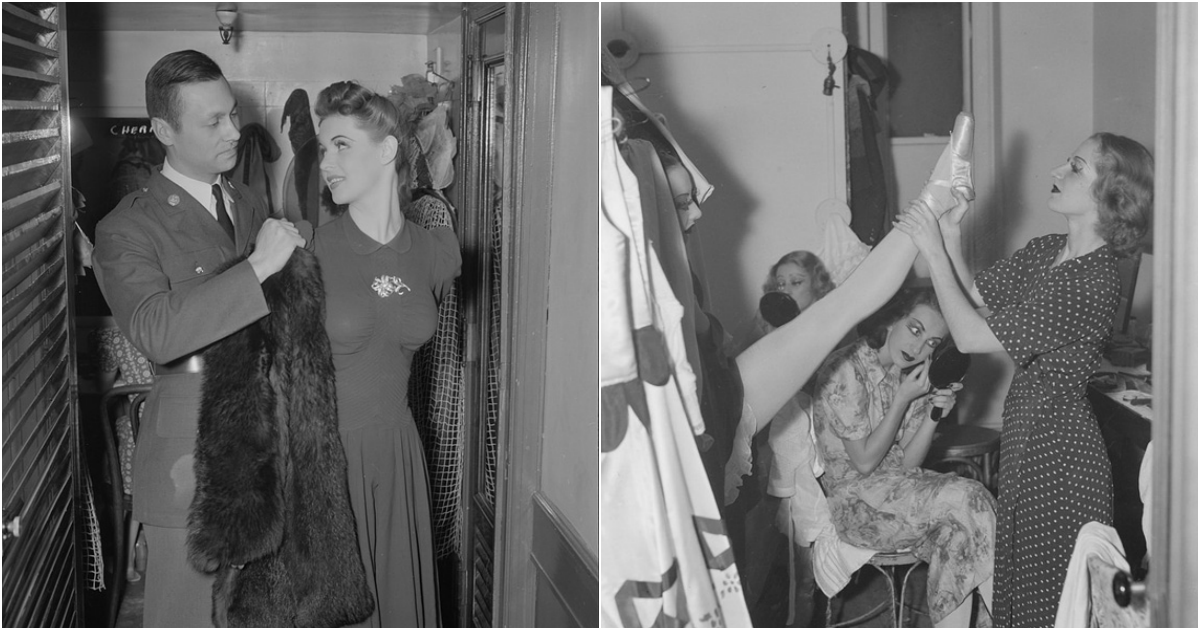 51 Lovely Backstage Photos Documented Nightlife of Boston Showgirls in the 1940s