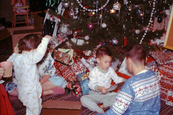 30 Found Photos Show How Americans Celebrated Christmas in the Mid-Century