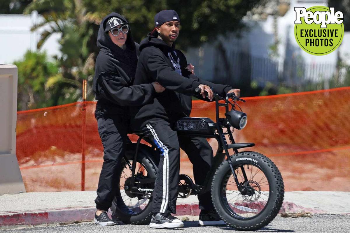 Avril Lavigne Holds Onto Tyga During Bike Ride and Stroll in Malibu — See the Exclusive Photos