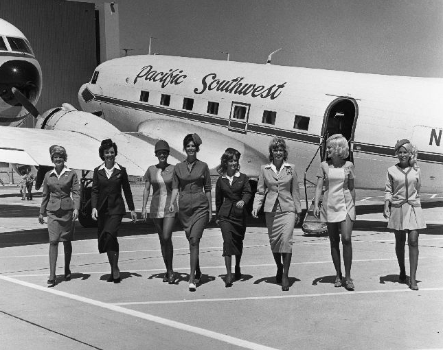 Vintage Pictures of Lovely Pacific Southwest Airlines Flight Attendants From the 1960s and 1970s _ Nostalgic US Treasures