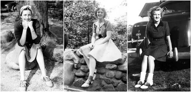 50 Fascinating Photographs of Teenage Girls Wearing Saddle Shoes From the 1940s _ Vintage US