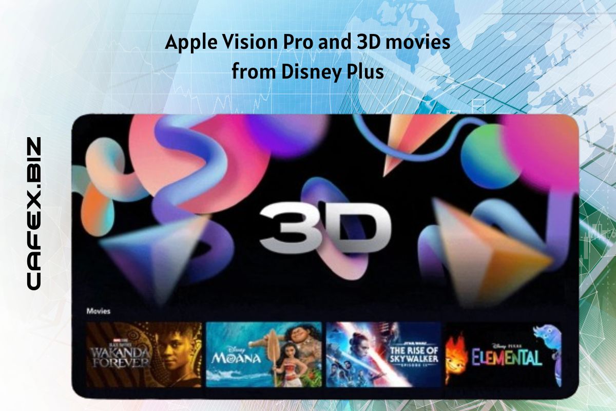 Apple Vision Pro and 3D movies from Disney Plus