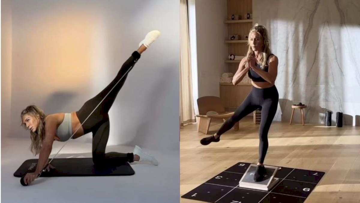 Jennifer Aniston In Spandex Shows Impressive Flexible Workout
