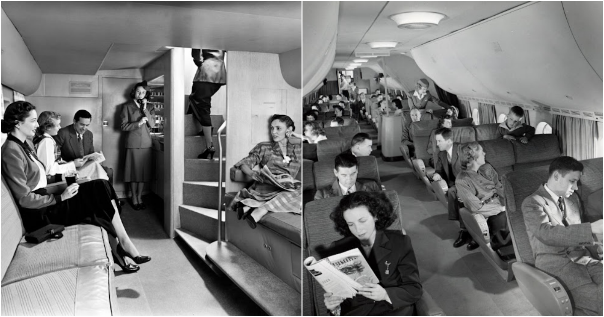 Inside a 1947 Boeing 377 Stratocruiser, the “Largest and Fastest Aircraft in Commercial Service”_ Vintage Visions of America