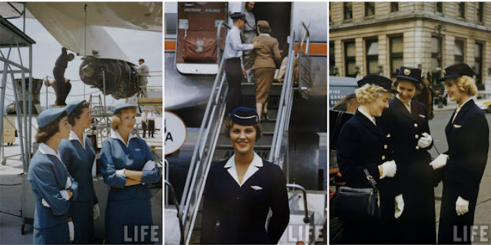Glamour Girls of the Air: Fascinating Pictures of an Airline Stewardess Essay in 1958