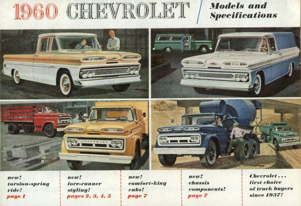  The first-generation Chevy C/K trucks, produced from 1960 to 1966, marked a significant departure from previous designs. 