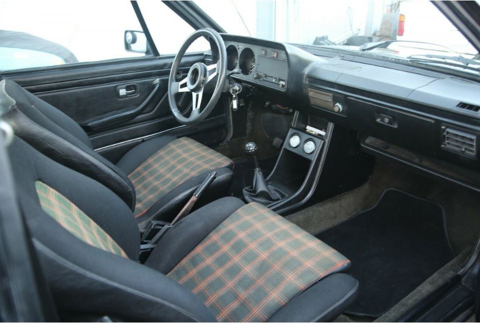  The 1980 VW Scirocco's interior was designed with the driver in mind. 