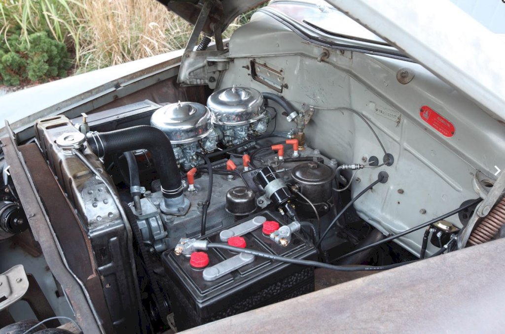The 1951 Plymouth Concord was powered by a 3.6-liter inline-six engine, also known as the 