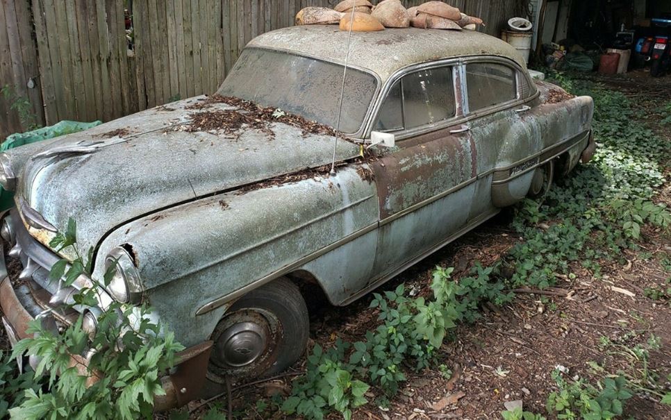 On one fateful day, hidden beneath piles of discarded scrap metal and overgrown weeds, James discovered a 1953 Chevrolet Bel Air. 
