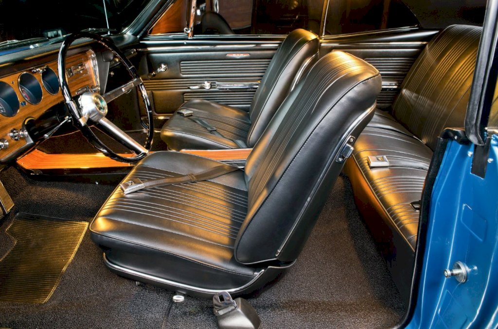 The interior of the 1967 GTO was equally impressive, offering both comfort and style. 