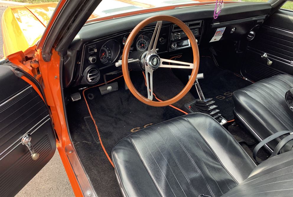 The interior of the 1969 Chevrolet Chevelle SS 396 was designed with both comfort and functionality in mind, offering a luxurious and spacious cabin that could accommodate up to five passengers. 