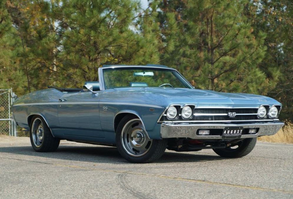 the 1969 Chevelle SS 396 was also available as a convertible.