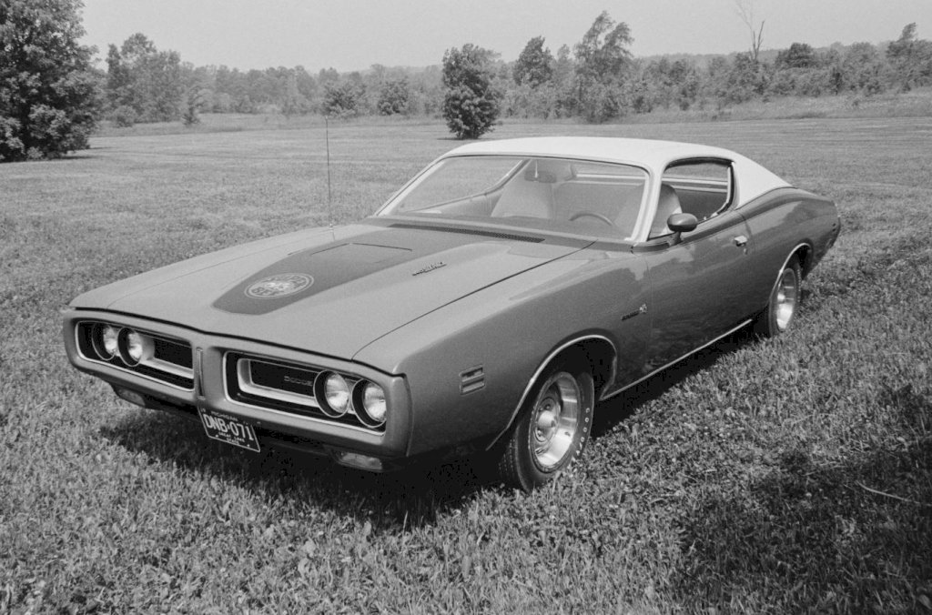 The 1971 Charger boasted a more rounded, 